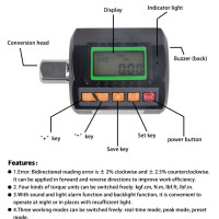 Цифровой динамометрический ключ 1/2 дюйма