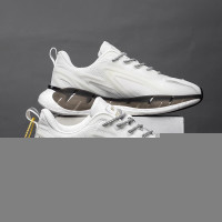 夏季透氣爆米花男鞋初中生運動跑鞋椰子老爹鞋潮百搭休閒鞋內增高