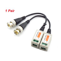Витой BNC CCTV Balun пассивные трансиверы UTP Balun BNC кабель Cat5 UTP коннектор для видеосигнала камеры