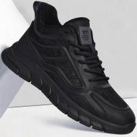 男鞋夏季透氣2023新款旅遊鞋軟底老爹休閒鞋子潮鞋男士跑步運動鞋