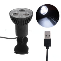 Новая суперъяркая лампа для ноутбука, ПК, ноутбука, черного цвета, с тремя USB-портами