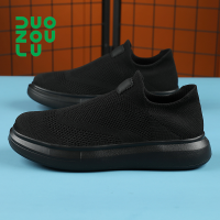 多走路鞋duozoulu官方旗艦運動休閒一腳蹬男鞋女鞋飛織襪子鞋
