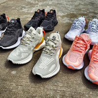 巔峯爆款來了！去標貨情侶款男女透氣冰絲網眼面料慢跑鞋 運動鞋