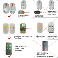 SEA HEAD 868-2 868-4 SMART DIP 2CH 3CH 868 23110320 Пульт дистанционного управления для открывания гаражных ворот 868 МГц Клон с фиксированным кодом SEA Дистанционное управление