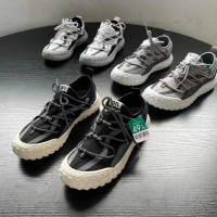 戶外專業戶！門店299！夏季男士冰絲透氣防滑徒步休閒鞋繫帶板鞋