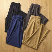 日本試衣間U+ 日系女裝高腰窄腳直筒羅蔔褲薄款速幹休閒褲456257