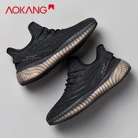 奧康官方正品秋季透氣2023新款小眾軟底帥鞋休閒飛織運動椰子鞋男