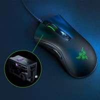 Игровая мышь Razer DeathAdder V2, оптический сенсор 20000 DPI, освещение Chroma RGB, 8 программируемых кнопок