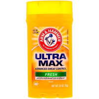 Arm & Hammer, UltraMax, Твердый дезодорант-антиперспирант для мужчин, FRESH, 73 г