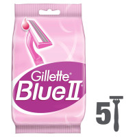 Бритвенные станки женские Gillette Blue 2, одноразовые, 5 шт