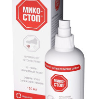 МИКОСТОП дезодорант-антиперсперант для ног фл.150мл