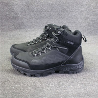 外貿尾單男士春季防水戶外徒步鞋 防滑耐磨高筒登山鞋 運動工裝鞋