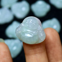 翡翠吊坠 新款天然A货手工雕刻冰润佛吊坠特色配饰挂件玉器佛公