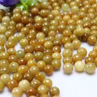 特价天然正品四会烧红8mm翡翠珠子 圆珠DIY饰品配件 玉石散珠批发