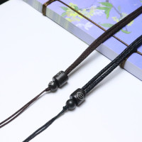 热销款吊坠绳檀木如意云款项链绳 DIY手工编织玉器挂绳 厂家直销