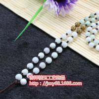 产地直销吊坠绳5mm天然翡翠A货三彩项链绳手工编织玉器挂绳批发