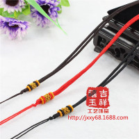 工厂直销项链绳简约款双圈吊坠绳手工diy颈绳长款玉器挂绳批发