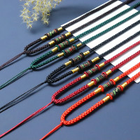 高档缎布项链绳吊坠玉器饰品配件挂绳DIY手工编织厂家批发