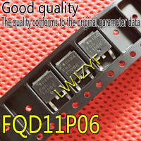 Новый FQD11P06 P 9.4A 60V TO-252 FQD11P06TM MOSFET P-channel chip, быстрая доставка