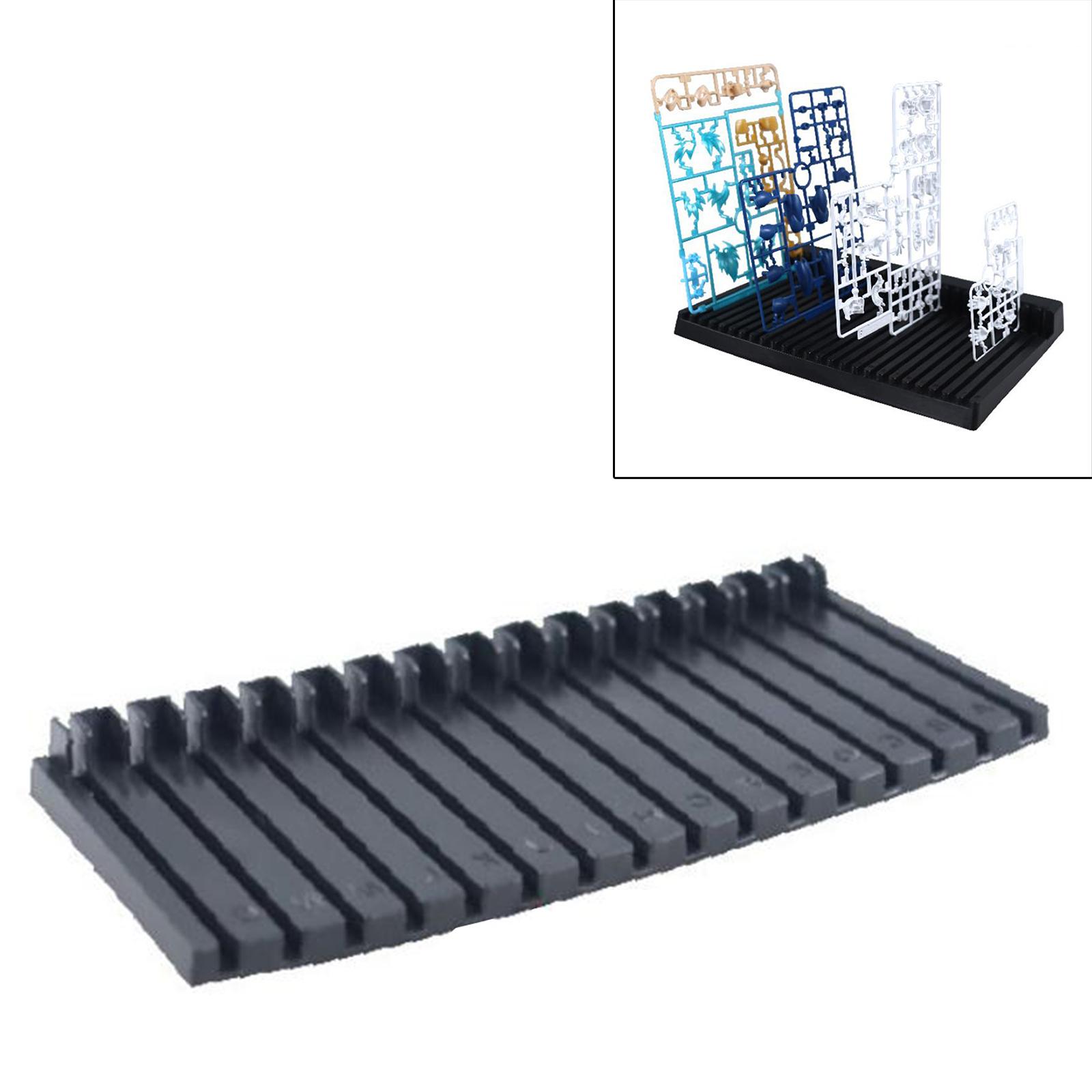 Pieces Shelves Tool Stand Holder Placement Rack 29Cmx12Cmx2.5cm for Gundam Model Action Figures DIY Model Making Accessories