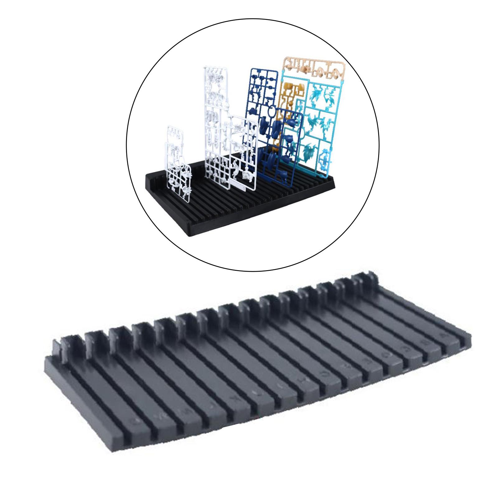 Pieces Shelves Tool Stand Holder Placement Rack 29Cmx12Cmx2.5cm for Gundam Model Action Figures DIY Model Making Accessories