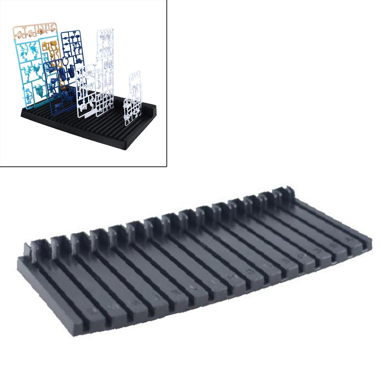 Pieces Shelves Tool Stand Holder Placement Rack 29Cmx12Cmx2.5cm for Gundam Model Action Figures DIY Model Making Accessories