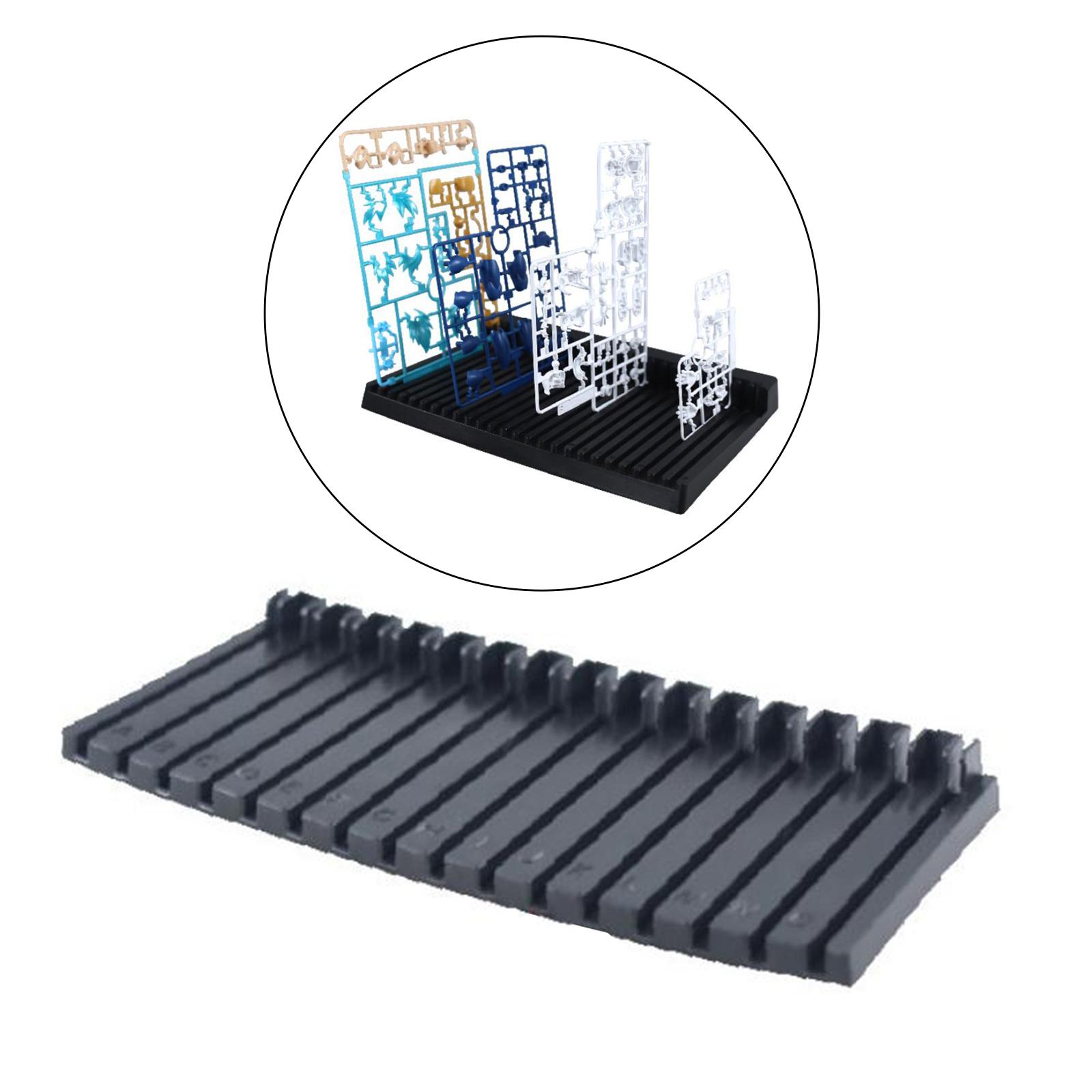 Pieces Shelves Tool Stand Holder Placement Rack 29Cmx12Cmx2.5cm for Gundam Model Action Figures DIY Model Making Accessories