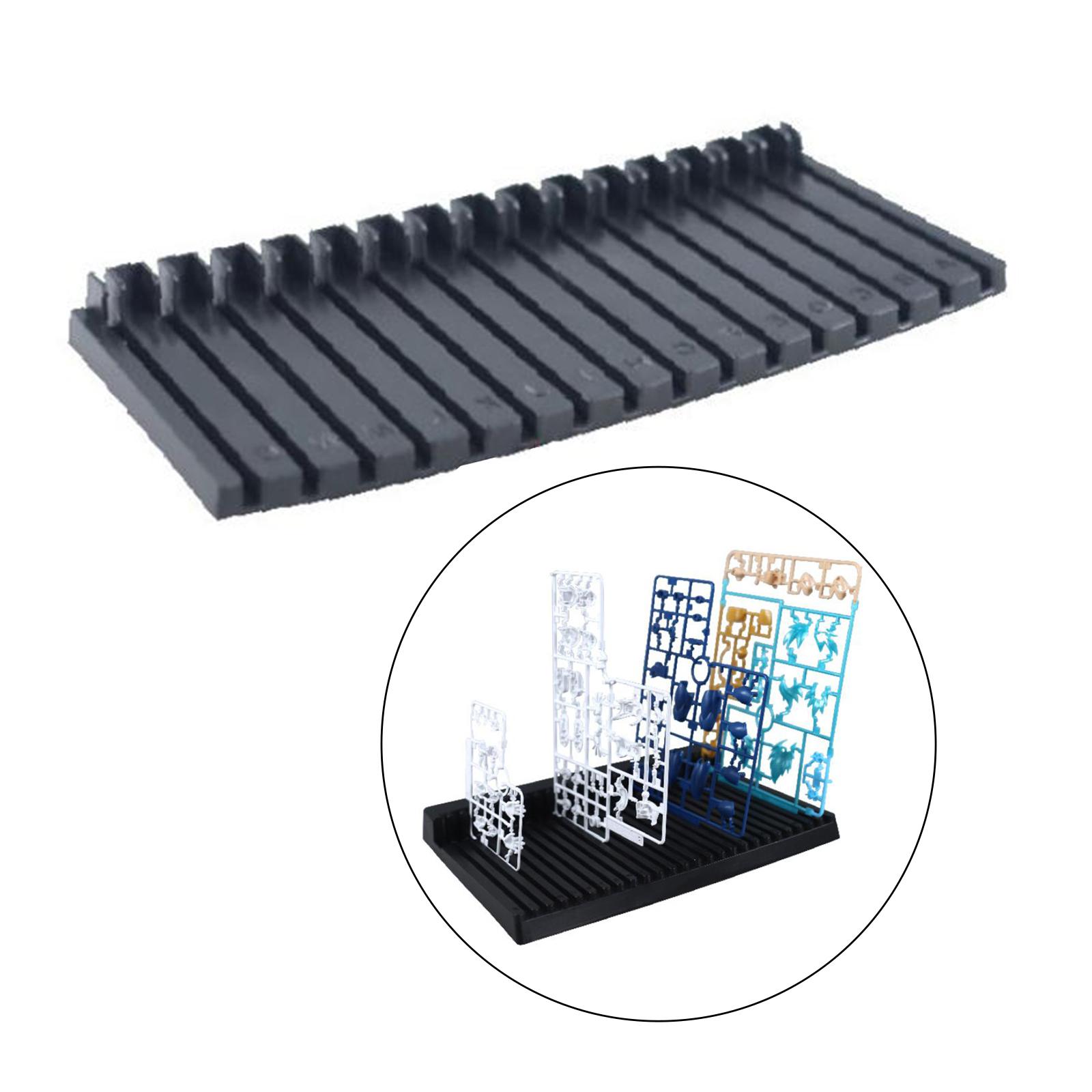 Pieces Shelves Tool Stand Holder Placement Rack 29Cmx12Cmx2.5cm for Gundam Model Action Figures DIY Model Making Accessories