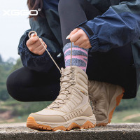 戶外登山鞋女沙漠靴男耐磨防水防滑情侶款透氣運動鞋徒步馬丁靴男