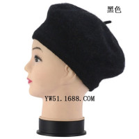 Детский берет для девочек французский художник теплая шерстяная зимняя шапка в стиле ретро винтажный простой берет однотонный элегантный