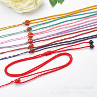 新款简约米兰线算盘珠项链绳翡翠玉器饰品吊坠编织挂件绳厂家批发