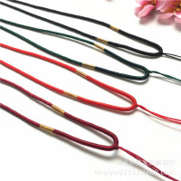 厂家直销翡翠吊坠挂件diy工艺编织四会玉器项链绳 饰品配件批发