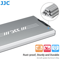 Выдвижной Дизайн JJC, держатель для SD-карты, металлический жесткий корпус, карта Microsd для SD/ Micro SD/ TF/ Nano SIM/ NM карты