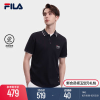 FILA x THE MET聯名系列Fila官方男子短袖POLO衫2023秋季新款上衣