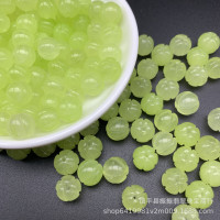 葡萄石南瓜珠散珠批发 8mm玉石饰品diy手链项链玉珠子配件批发