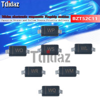 100 шт. SMD Диод Зенера SOD-123 BZT52C11 WG BZT52C12 WH BZT52C13 WI BZT52C15 WJ BZT52C16 WK BZT52C18 WL BZT52C20 WM BZT5222 WN