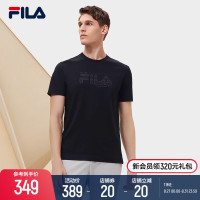 【黃景瑜同款】FILA Fila官方短袖T恤2023新款簡約半袖休閒上衣