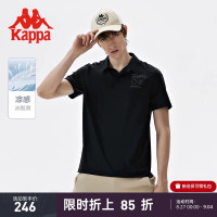 Kappa卡帕短袖男美式復古POLO衫運動T恤字母休閒半袖夏索羅娜新款