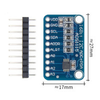 16-битный I2C ADS1115 модуль ADC 4-канальный с усилителем усиления Pro