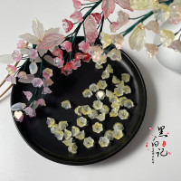 琉璃花瓣100颗12mm铃兰小铃铛吊坠diy制作手链串发簪流苏材料批发