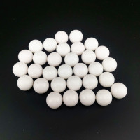 白色塑料珠子实心无也亚克力散珠批发跳棋子弹珠玻璃珠