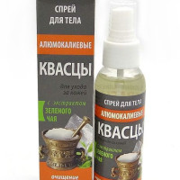 Квасцы алюмокалиевые с экстрактом Зеленого чая, 100 мл (спрей)