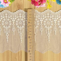 Ширина 1 ярд: 13,8 см, мягкое Сетчатое кружево, женские и Детские кружева для вышивания одежды, декоративное шитье (приблизительно)