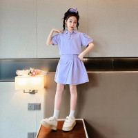 Детская одежда, футболка и женский спортивный костюм в повседневном стиле, летние детские костюмы 6, 8, 10, 12, 14