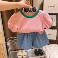 Детские комплекты, корейский мягкий удобный симпатичный живой светящийся простой модный Свободный милый индивидуальный художественный Рисунок