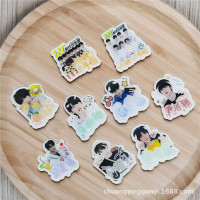 名札时代少年团TNT名字胸针亚克力胸针卡通 学生胸牌女胸针批发
