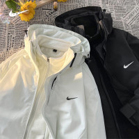 耐‍克忳衝鋒衣外套女春秋季2023新款戶外防風防水三合一登山服男