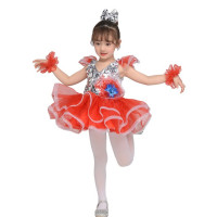 Детская одежда для выступлений LOlanta, платье принцессы с блестками для девочек, Модный Блестящий наряд для мальчиков, костюм для джаза, улицы, хип-хопа, танцев, сцены