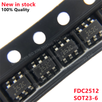 20 шт., FDC2512, маркировка 252C SOT23-6 150V 1.4A SMD полевой транзистор (MOSFET)