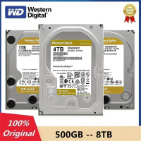 Внутренний жесткий диск Western Digital WD Gold для сервера, 3,5", 7200 об/мин, 128 МБ, 184 МБ/c, модели в ассортименте